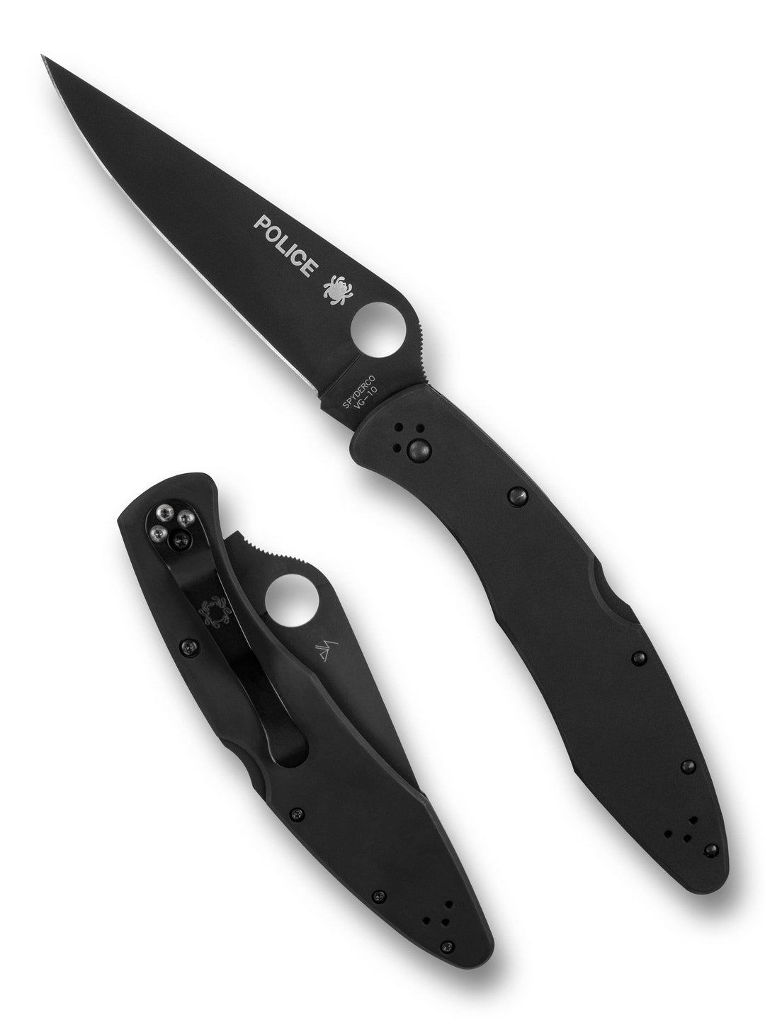 Police Model™ Black Stainless Black Blade