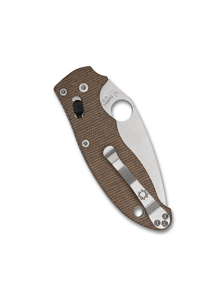 Manix® 2 Brown Canvas Micarta® CPM® CRU-WEAR® C101MPCW2_Closed