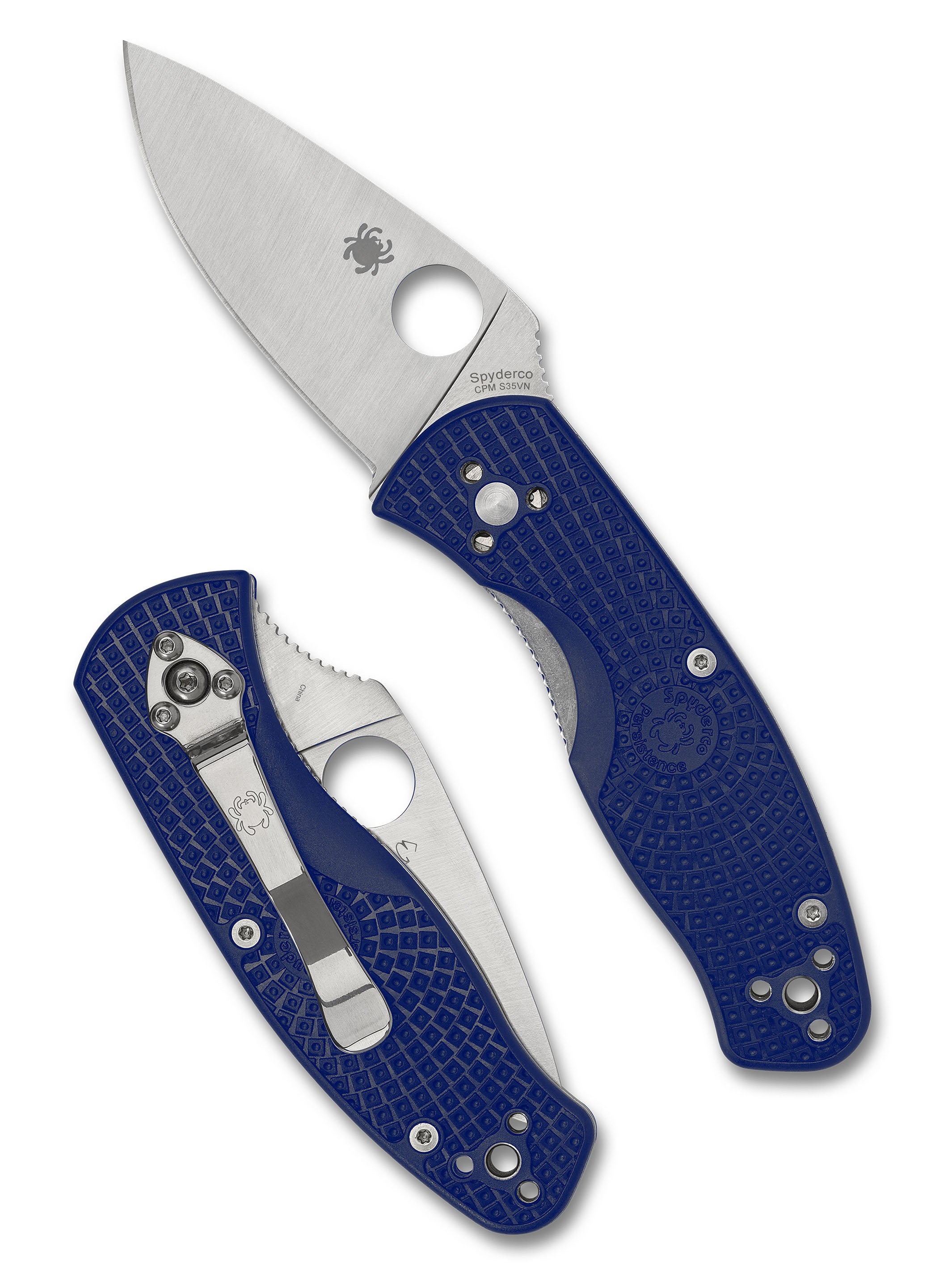 Persistence® Lightweight CPM® S35VN™ PlainEdge™ – Spyderco