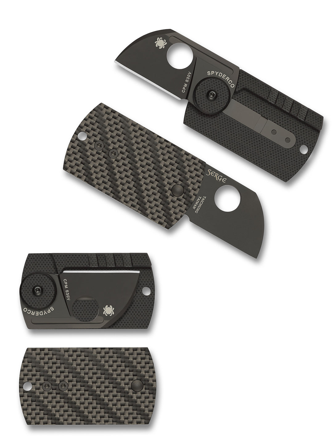 Dog Tag Folder Carbon Fiber Default Title C188CFBBKP_All