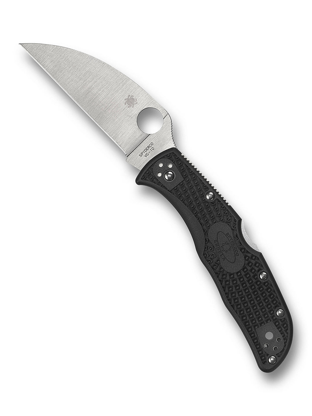Endela® Lightweight Wharncliffe PlainEdge™ C243FPWCBK_Open