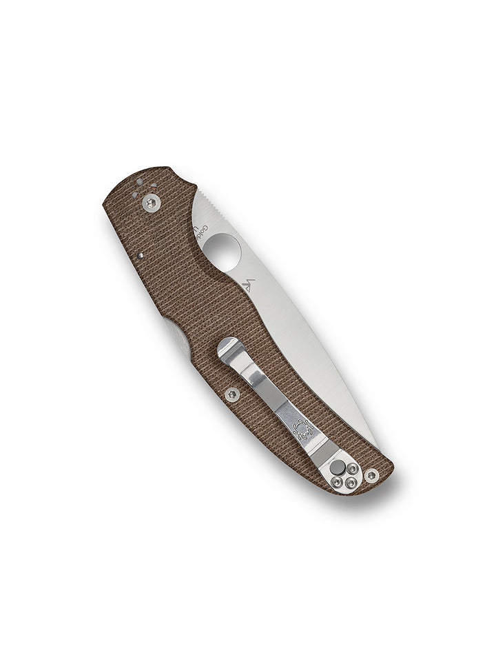 Native Chief™ Brown Canvas Micarta® CPM® Cru-Wear® C244MPCW_Closed