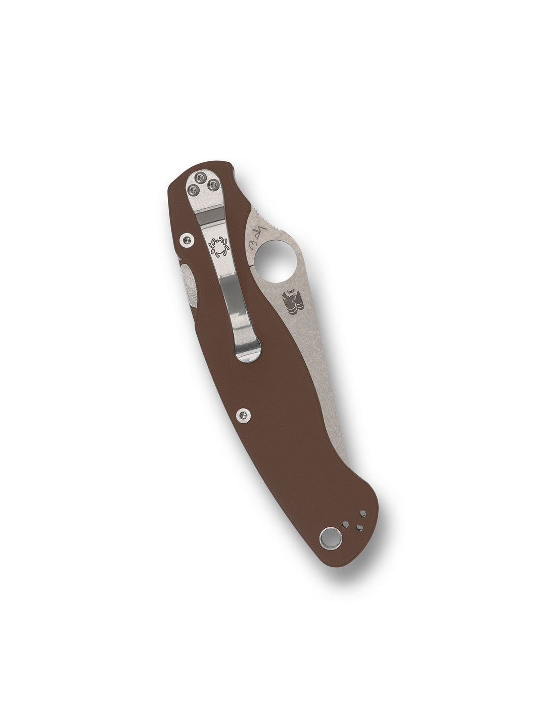Military™ 2 Brown G-10 CPM® 15V® Sprint Run® C36GPBN15V2_Closed