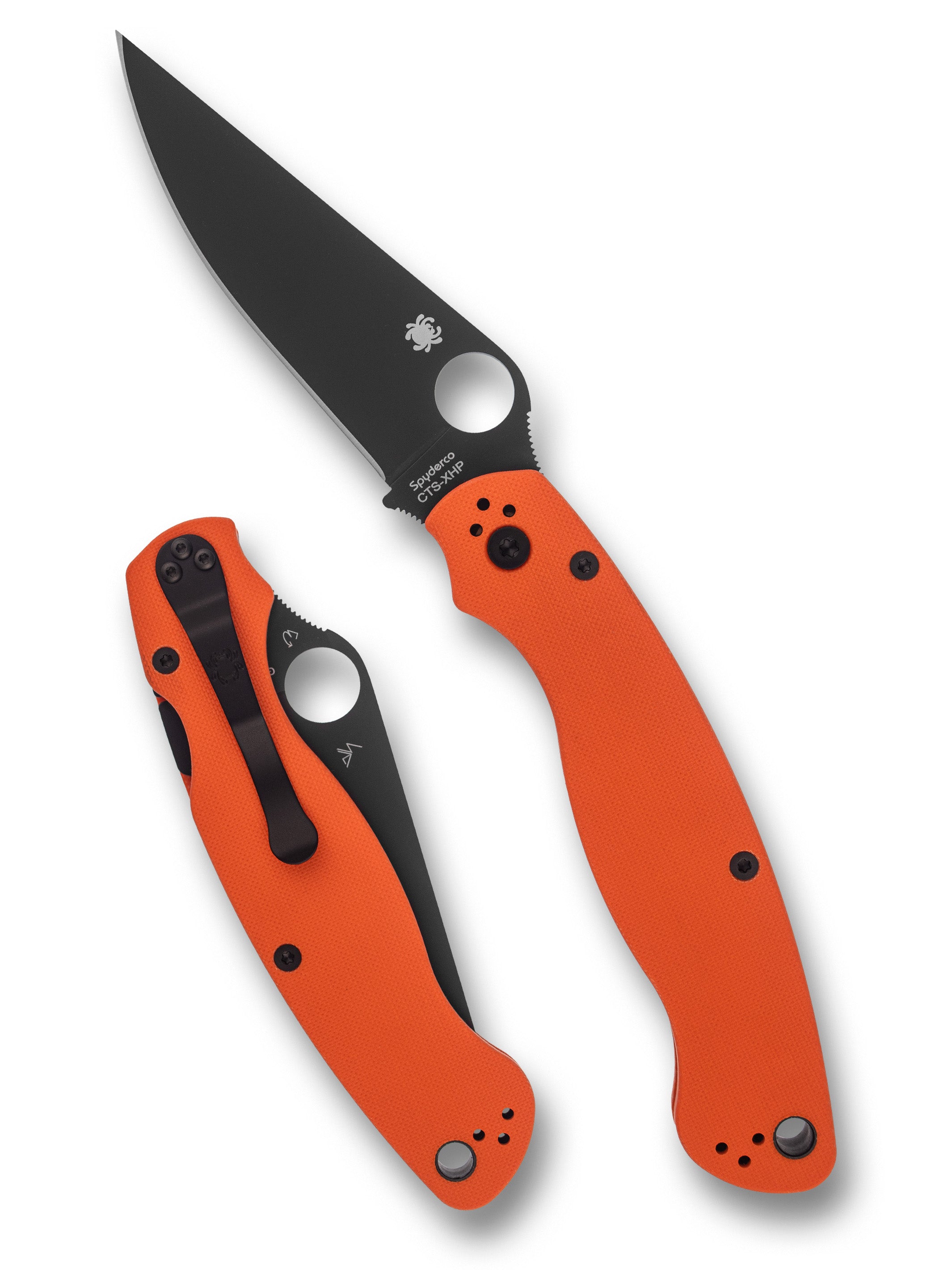Military™ 2 Orange G-10 CTS XHP Black Blade PlainEdge Exclusive