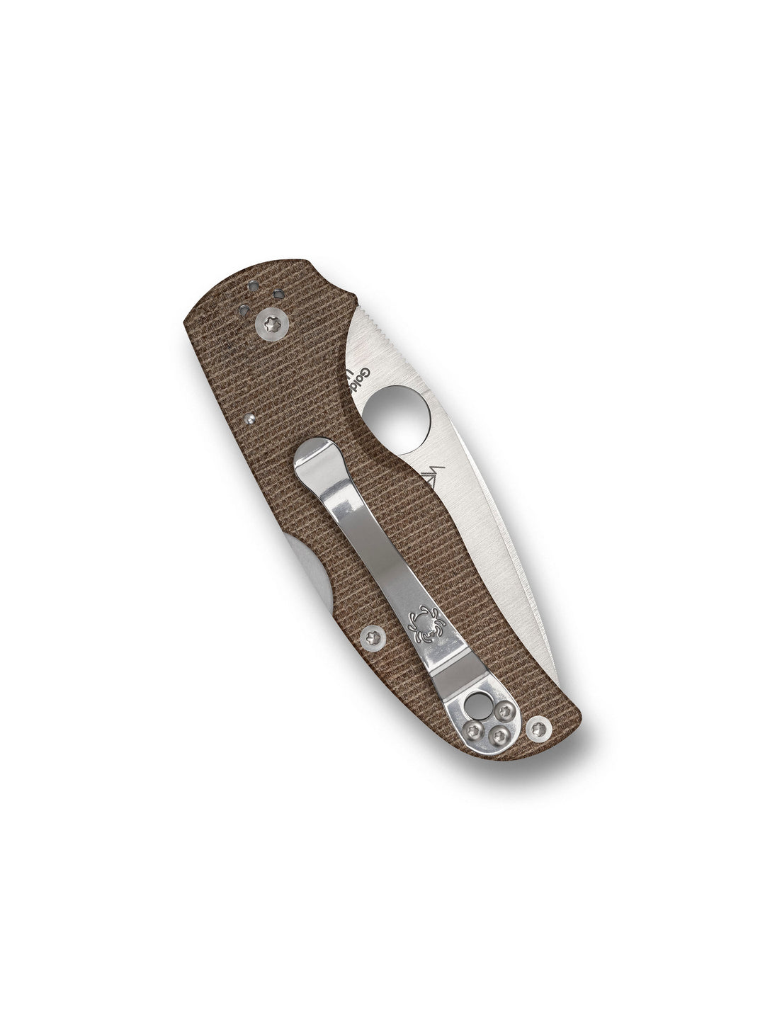 Native® 5 Brown Canvas Micarta® CPM® Cru-Wear® C41MPCW5_Closed