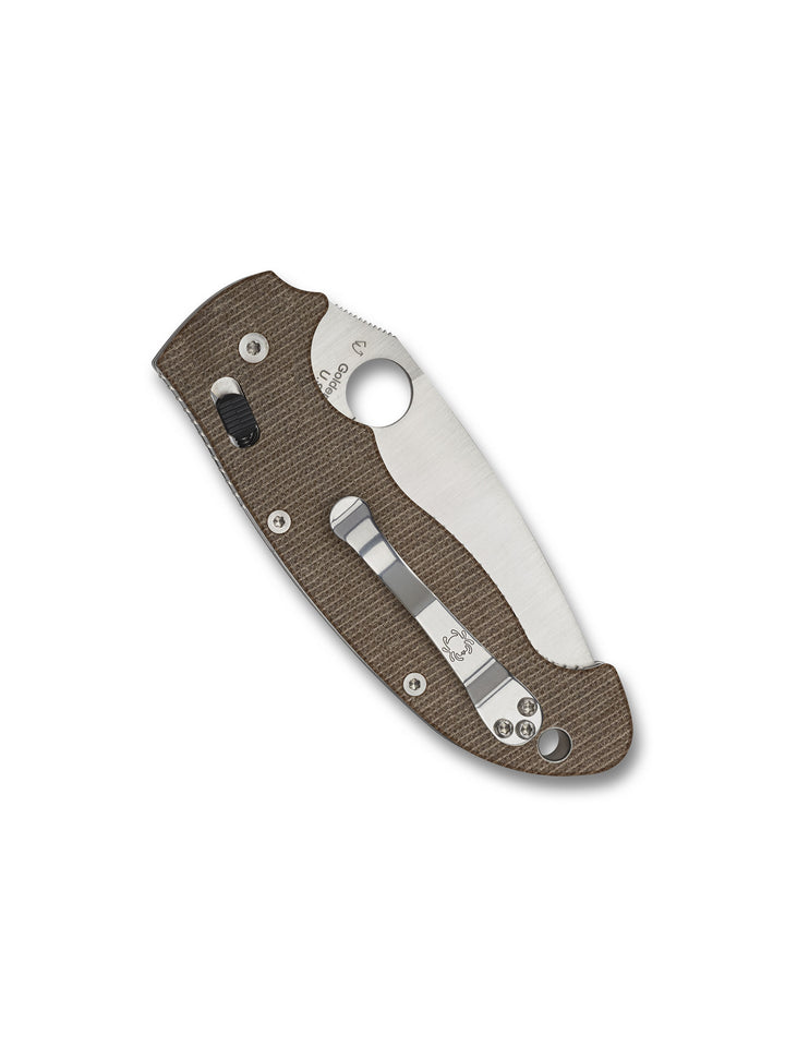Manix® 2 XL Brown Canvas Micarta® CPM® Cru-Wear® C95MPCW2_Closed
