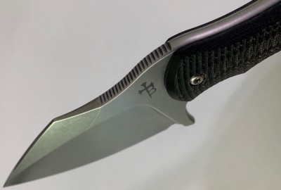 Grind Profile: Appears to have saber grind with a false edge on top.  If true, very unusual for Borka Blades as most have hollow grind.