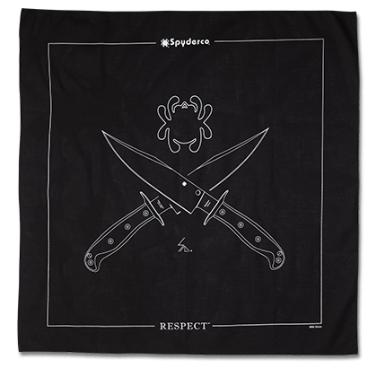 The Respect™ Bandana shown open and closed