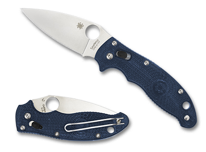 The Manix® 2 Lightweight FRCP Dark Blue CPM S110V shown open and closed