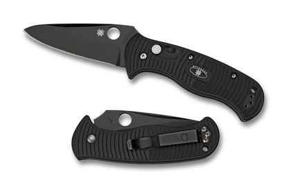The Citadel™ 83mm Black Blade shown open and closed