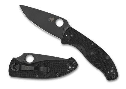 The Tenacious® Lightweight Black Blade shown open and closed