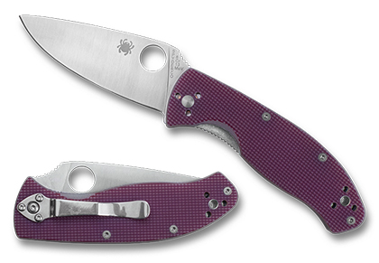 The Tenacious® Red Check G-10 Exclusive shown open and closed