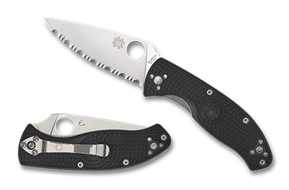 The Tenacious  Lightweight SpyderEdge Knife shown opened and closed.