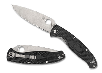 The Resilience  Lightweight CombinationEdge Knife shown opened and closed.