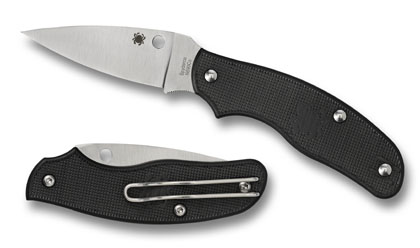 The SPY-DK™ Lightweight Black  shown open and closed