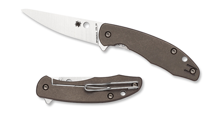 The Mantra  2 Ti Knife shown opened and closed.