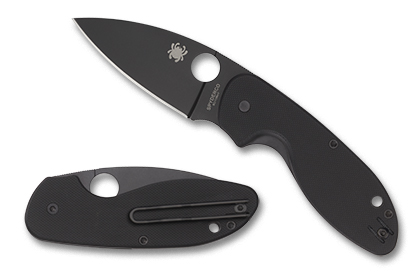 The Efficient™ G-10 Black/Black Blade shown open and closed