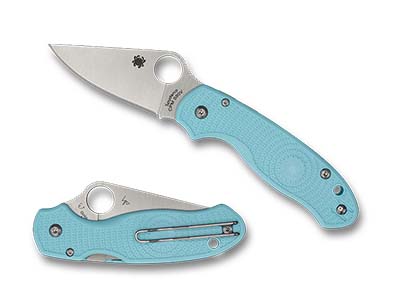 The Para® 3 Lightweight Teal FRN CPM S90V Exclusive shown open and closed
