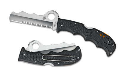The Assist  FRN Black Knife shown opened and closed.