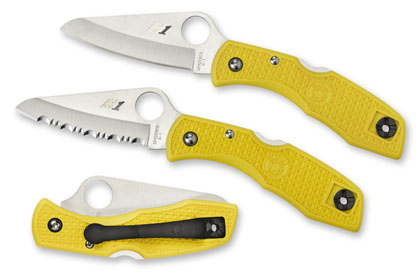 The Salt  I FRN Yellow Knife shown opened and closed.