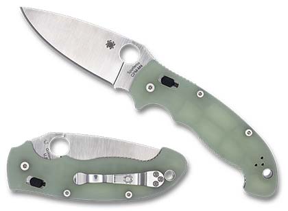 The Manix® 2 XL Natural G-10 CPM M4 Exclusive shown open and closed