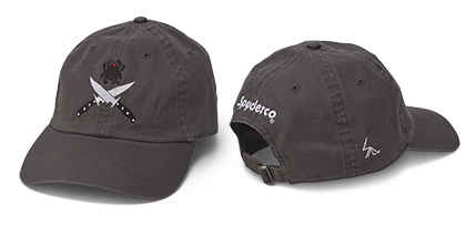 The Hat Respect™ Gray shown open and closed