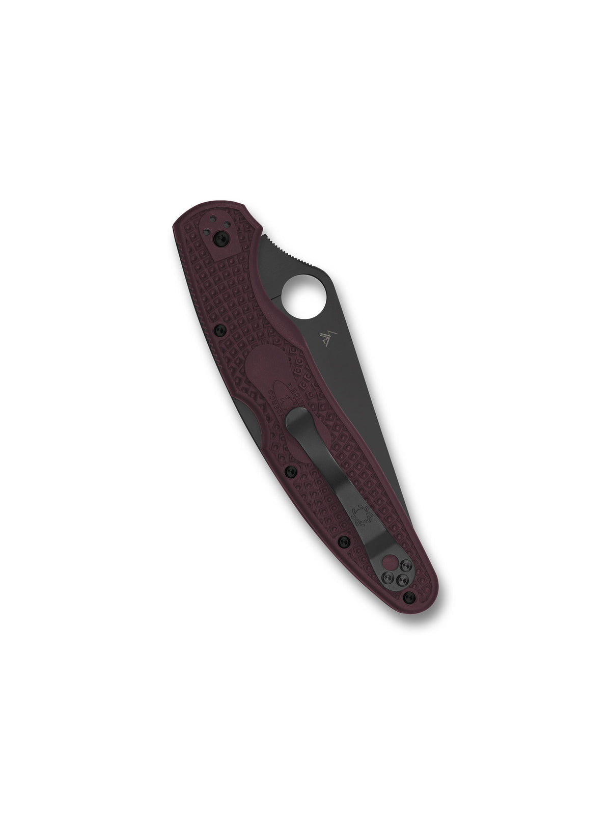Police™ 4 Lightweight Micro-Melt® PD#1 Black Blade – Spyderco