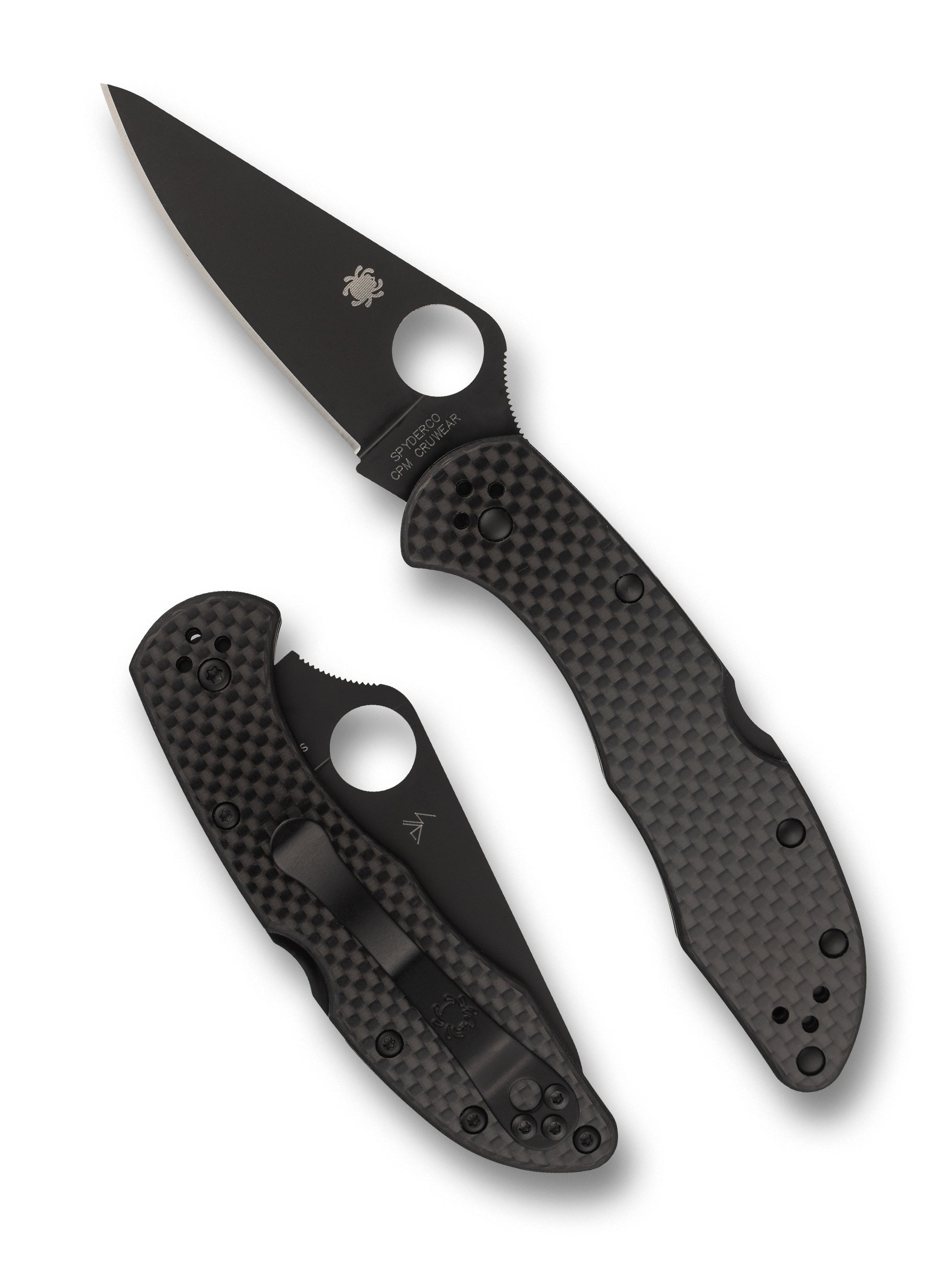 Delica™ 4 Carbon Fiber CPM® CRU-WEAR® Exclusive – Spyderco