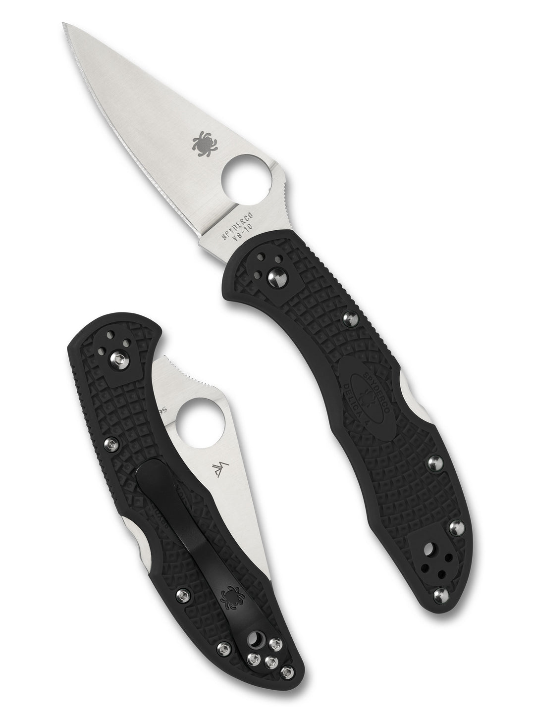 Delica® 4 Lightweight Flat Ground Black C11FPBK_Both