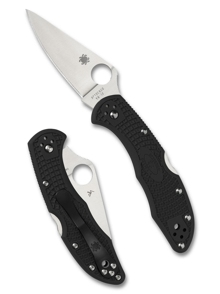 Delica® 4 Lightweight Flat Ground Black C11FPBK_Both