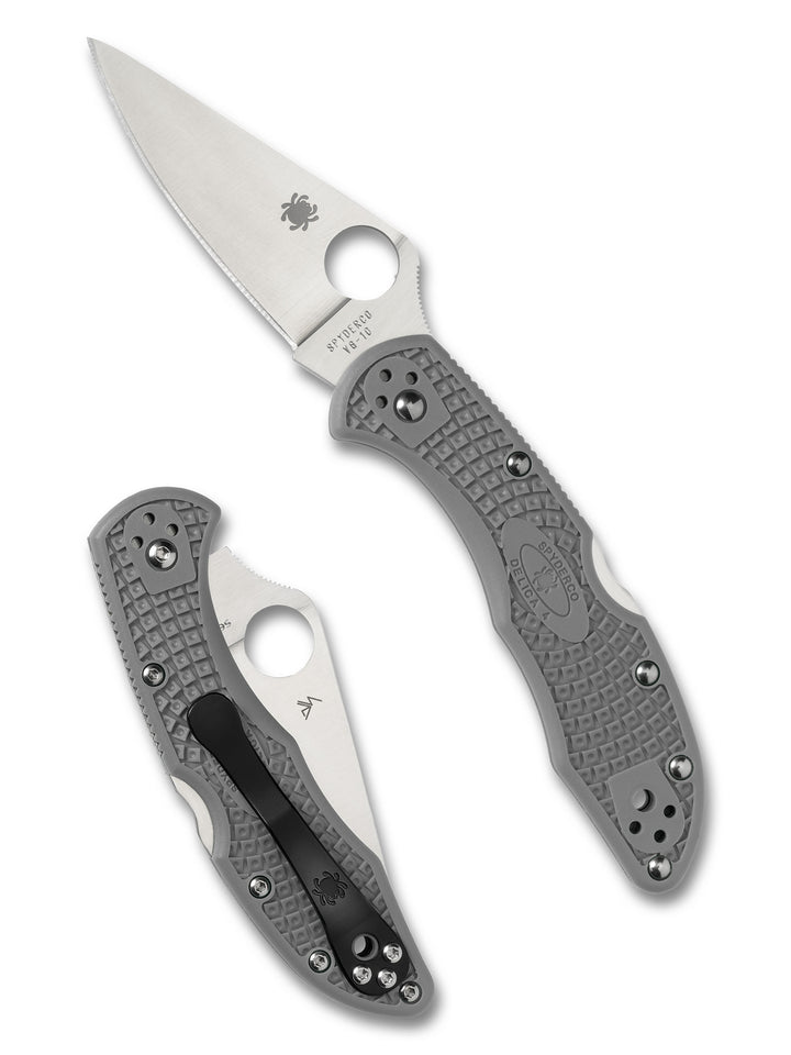 Delica® 4 Lightweight Flat Ground Gray C11FPGY_Both