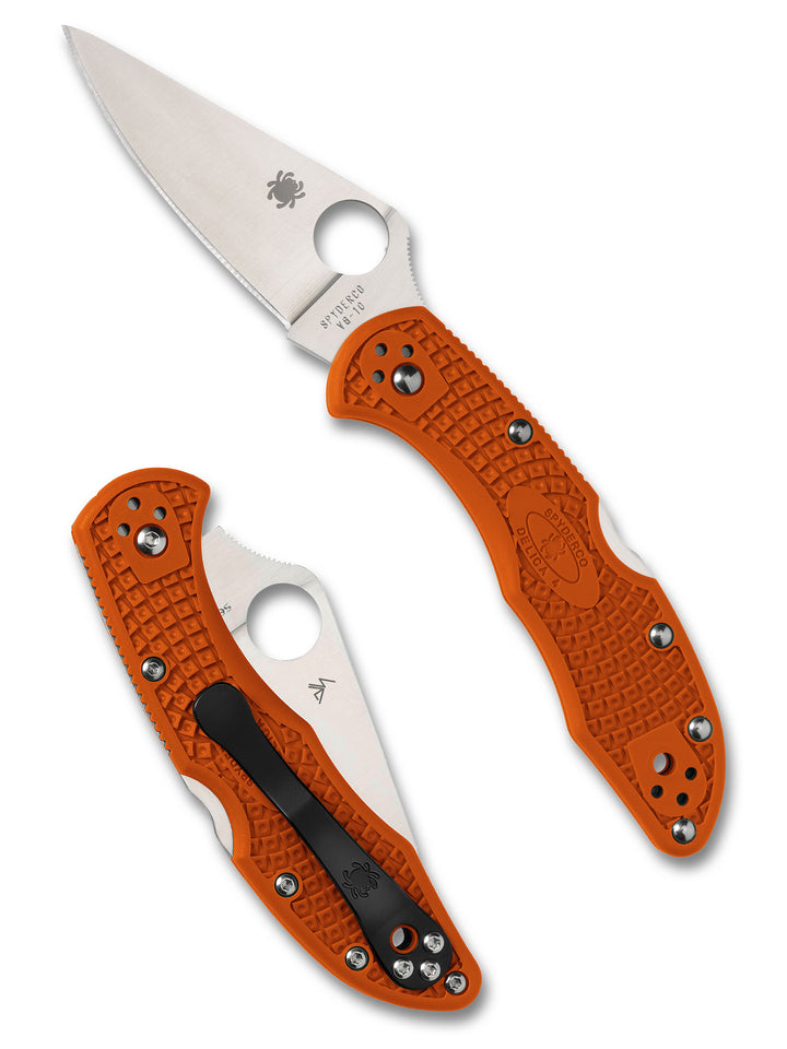 Delica® 4 Lightweight Flat Ground Orange C11FPOR_Both
