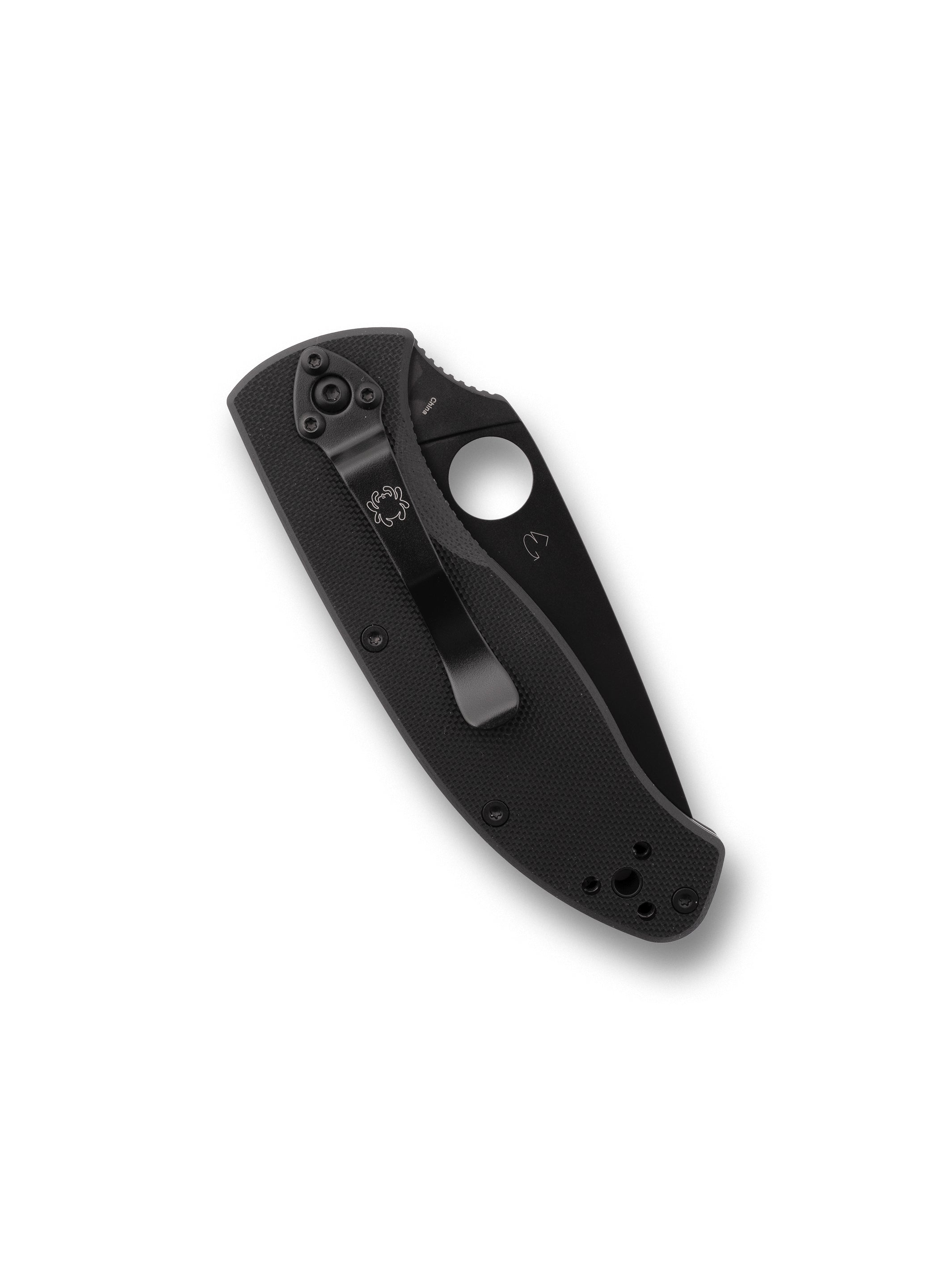 KBPI Tenacious® Black Blade PlainEdge™ – Spyderco