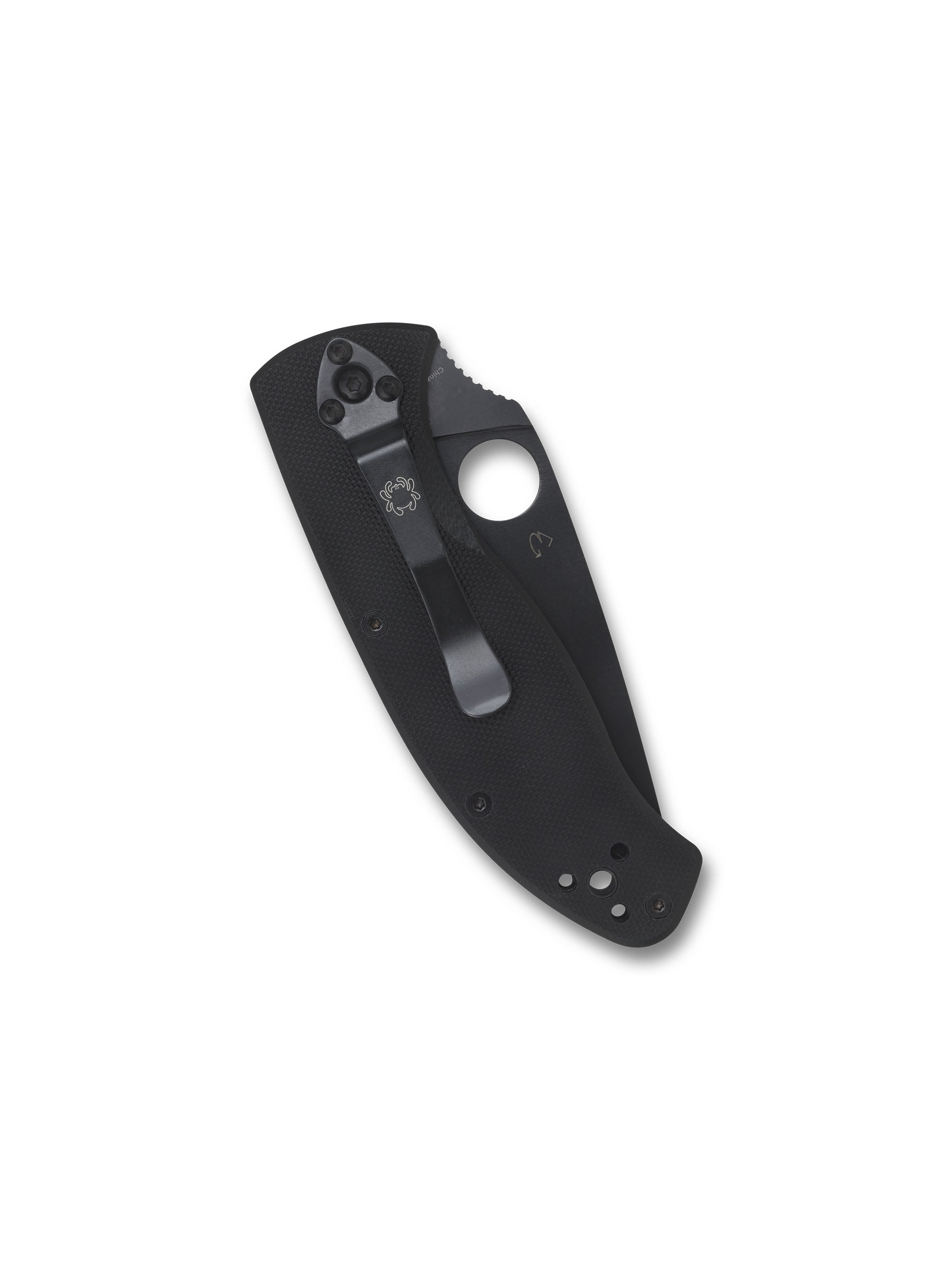Spyderco Blade Tenacious – ナイフショップ Knife Satin Black 
