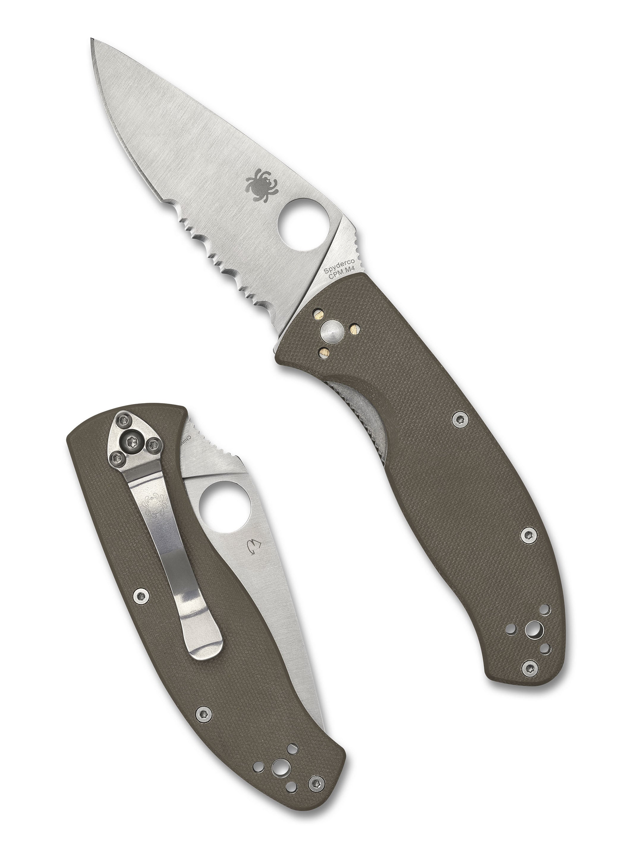 Tenacious® Brown G-10 CPM® M4 – Spyderco