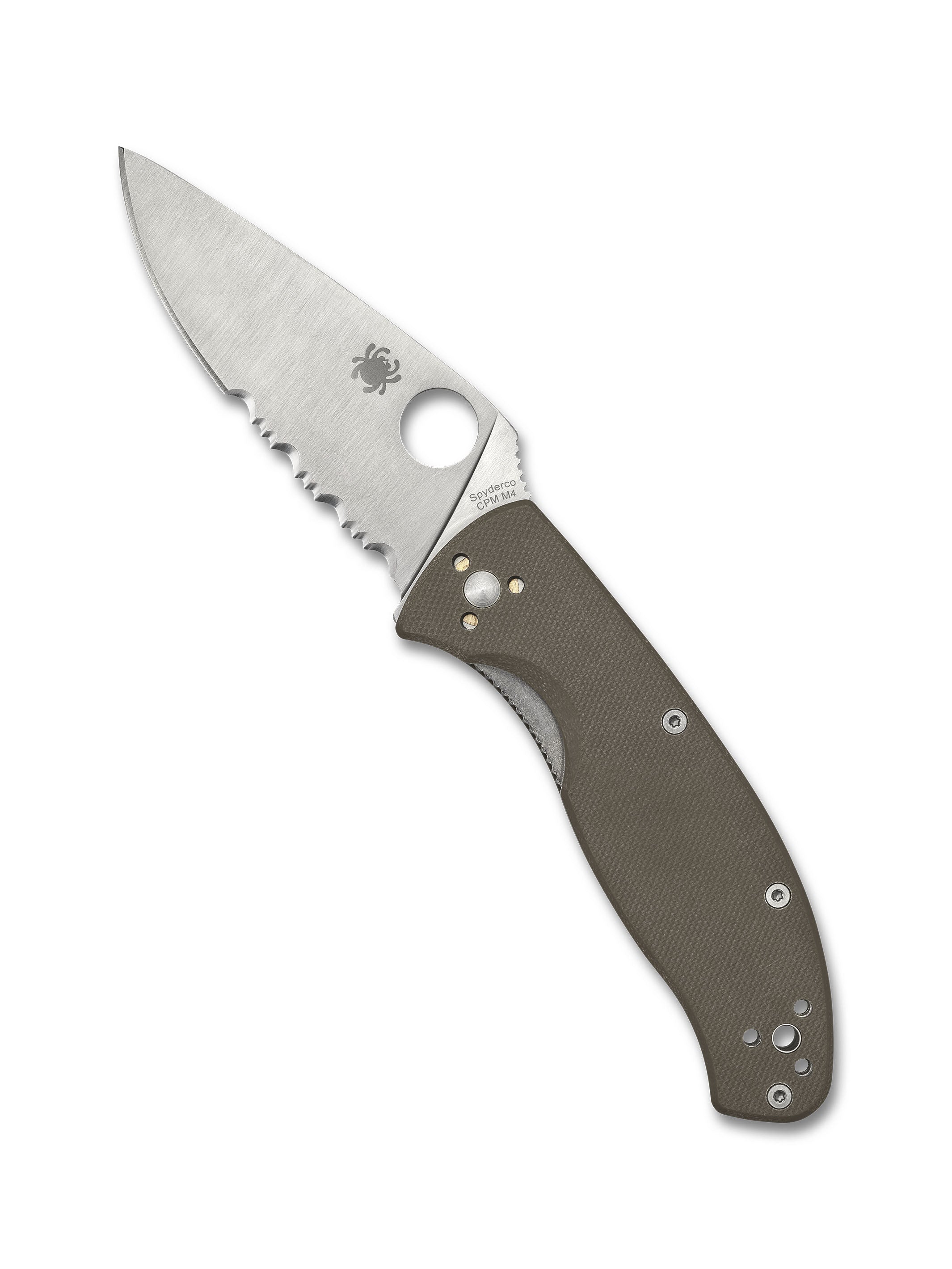 Tenacious® Brown G-10 CPM® M4 – Spyderco
