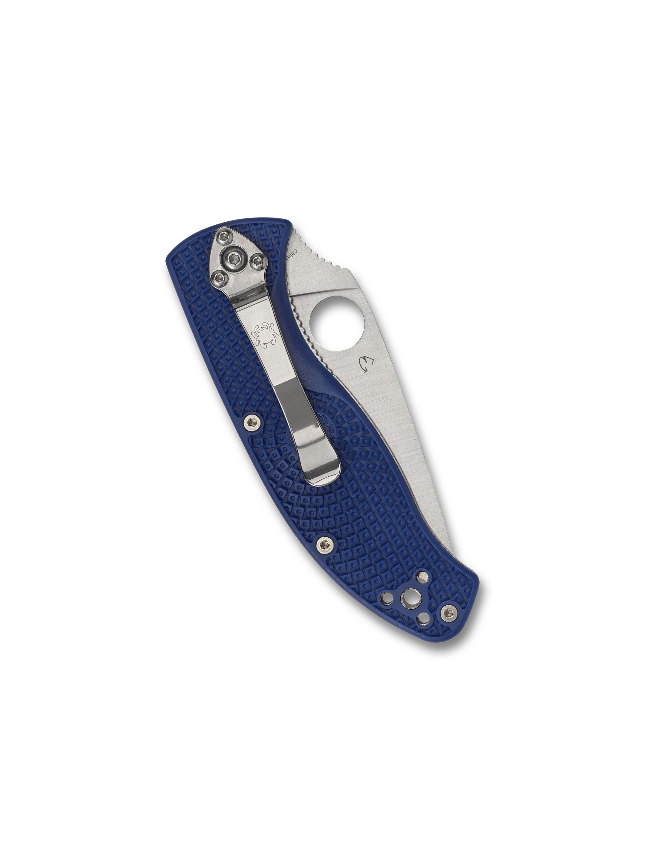 Tenacious® Lightweight Blue CPM® S35VN™ – Spyderco