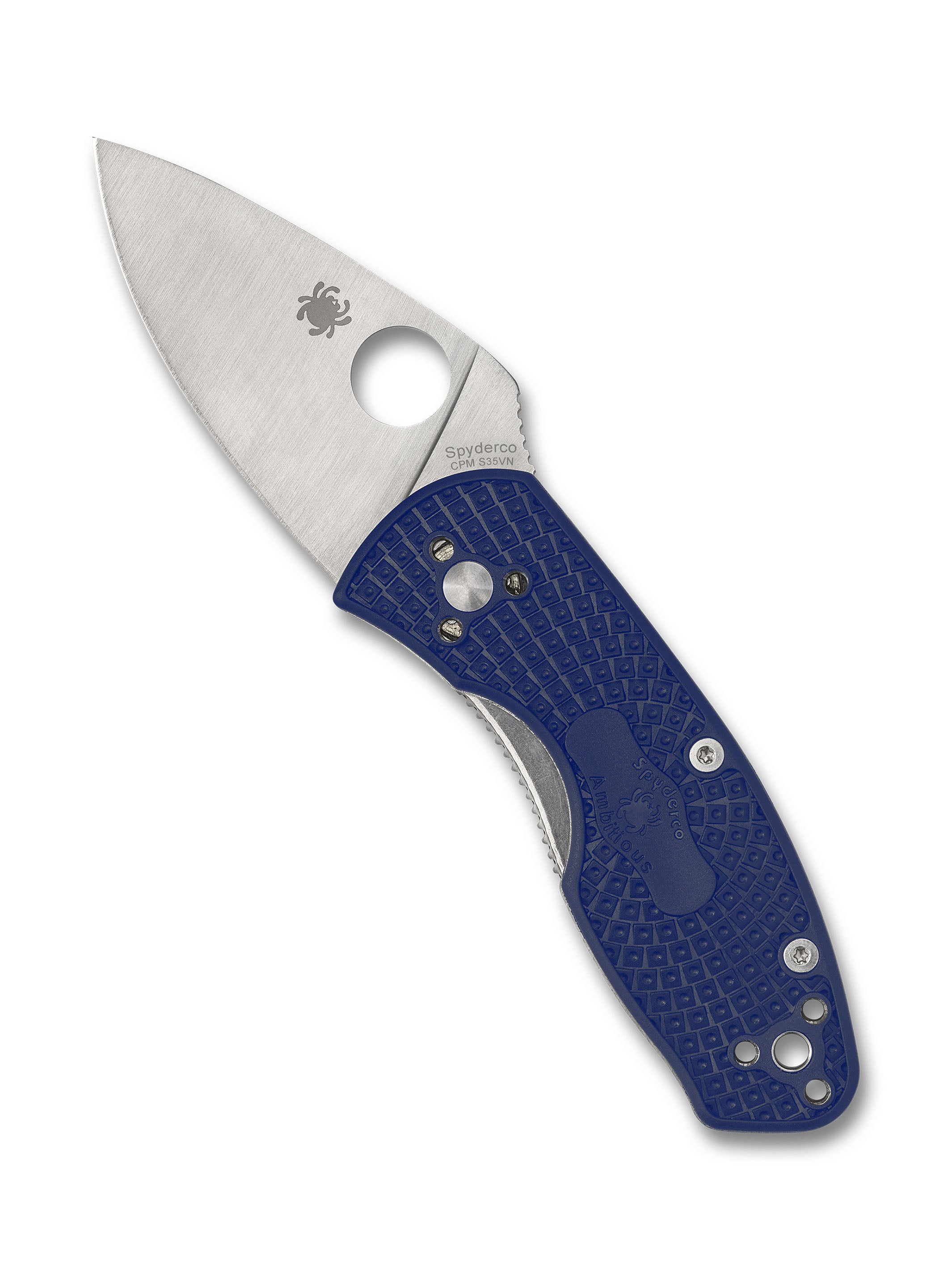 Ambitious™ Lightweight CPM® S35VN® PlainEdge™ – Spyderco