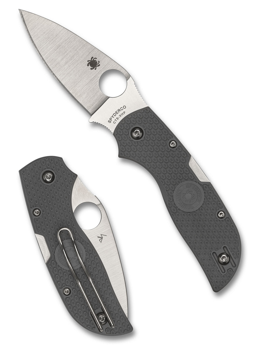 Chaparral® Lightweight PlainEdge FRN Back Lock C152PGY_Both_1