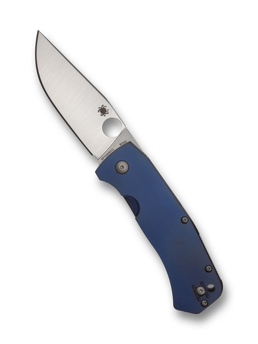 Slysz Bowie Blue Anodized Titanium M390 Exclusive