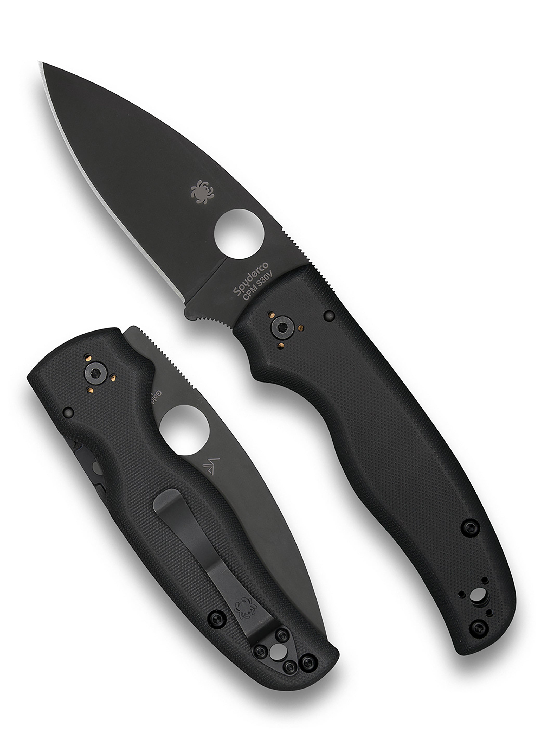 Shaman Spyderco Shaman Z-Wear PM Sprint Run Brown Canvas Micarta