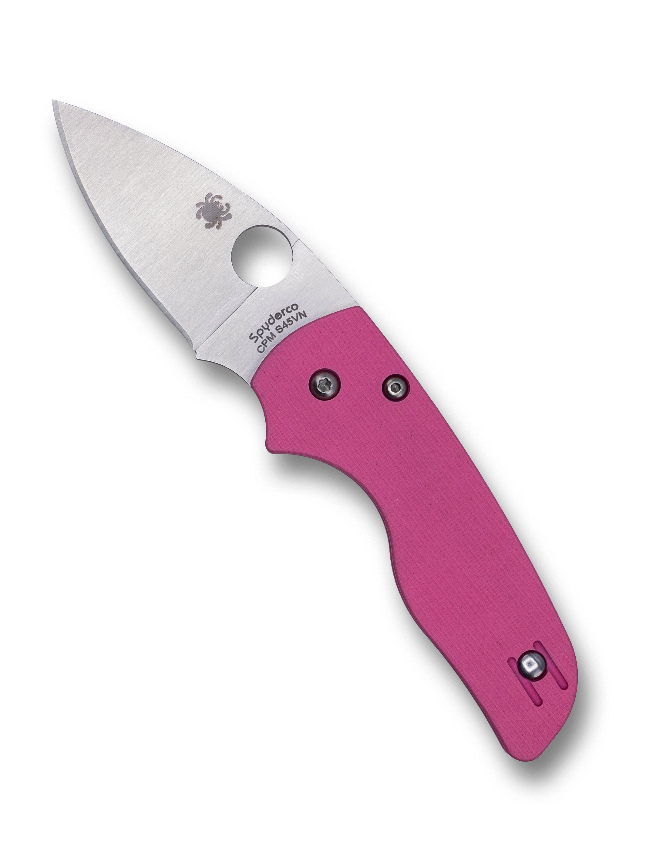 Lil' Native® Pink G-10 CPM® S45VN Exclusive – Spyderco
