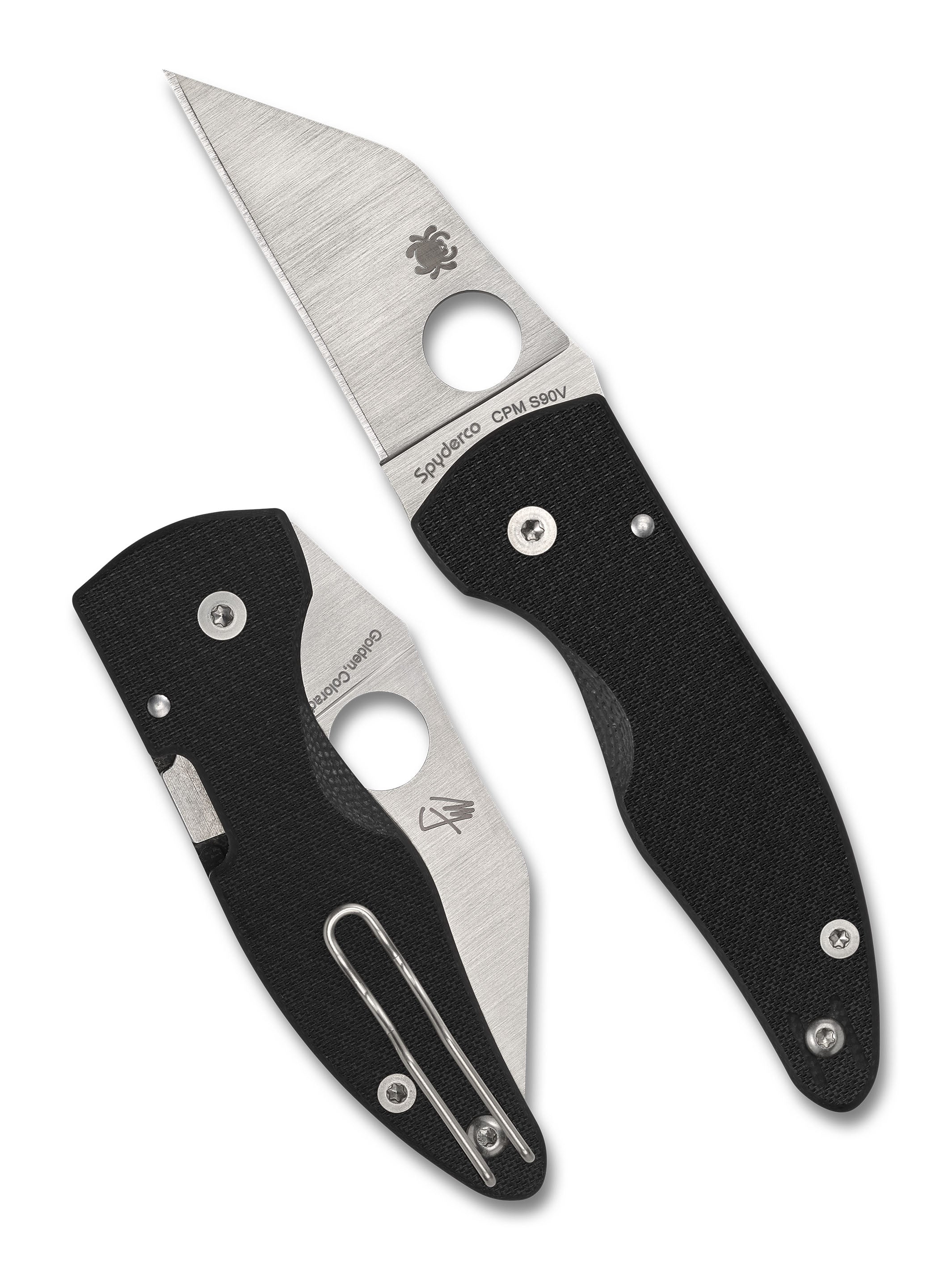 MicroJimbo™ Carbon Fiber CPM® S90V® Sprint Run® – Spyderco