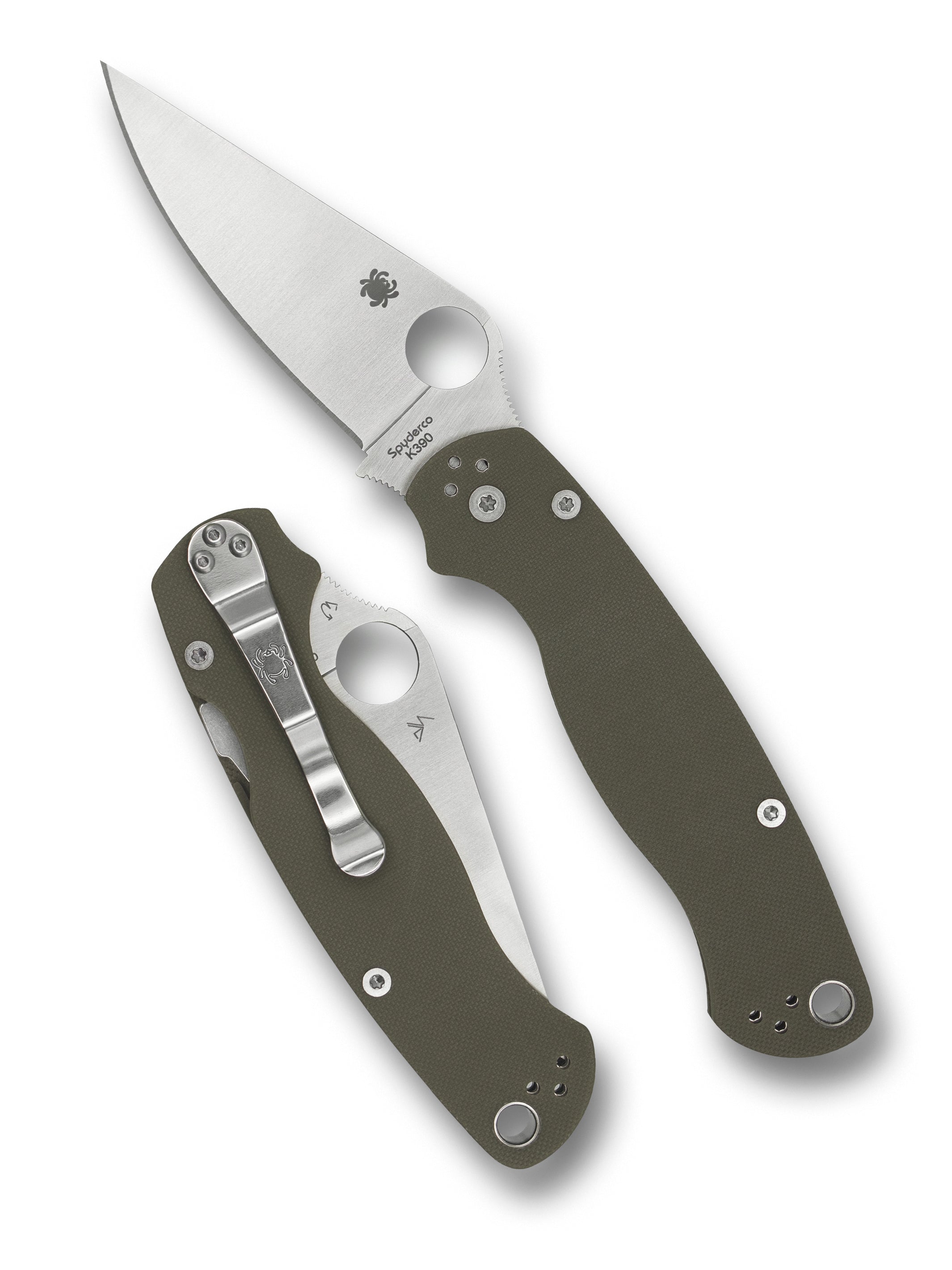 Para Military® 2 Ranger Green K390 Exclusive – Spyderco