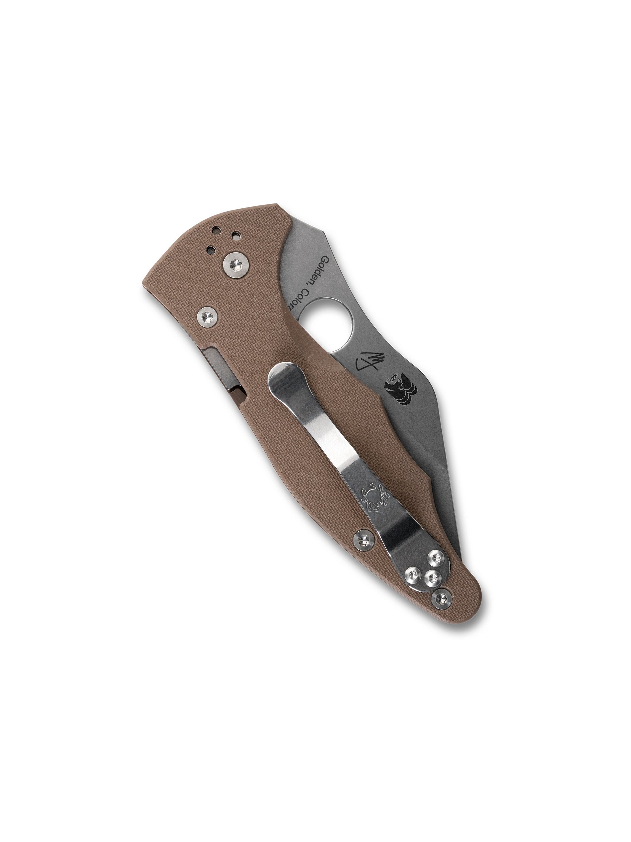 Yojimbo™ 2 Brown G-10 CPM® 15V® Sprint Run® – Spyderco