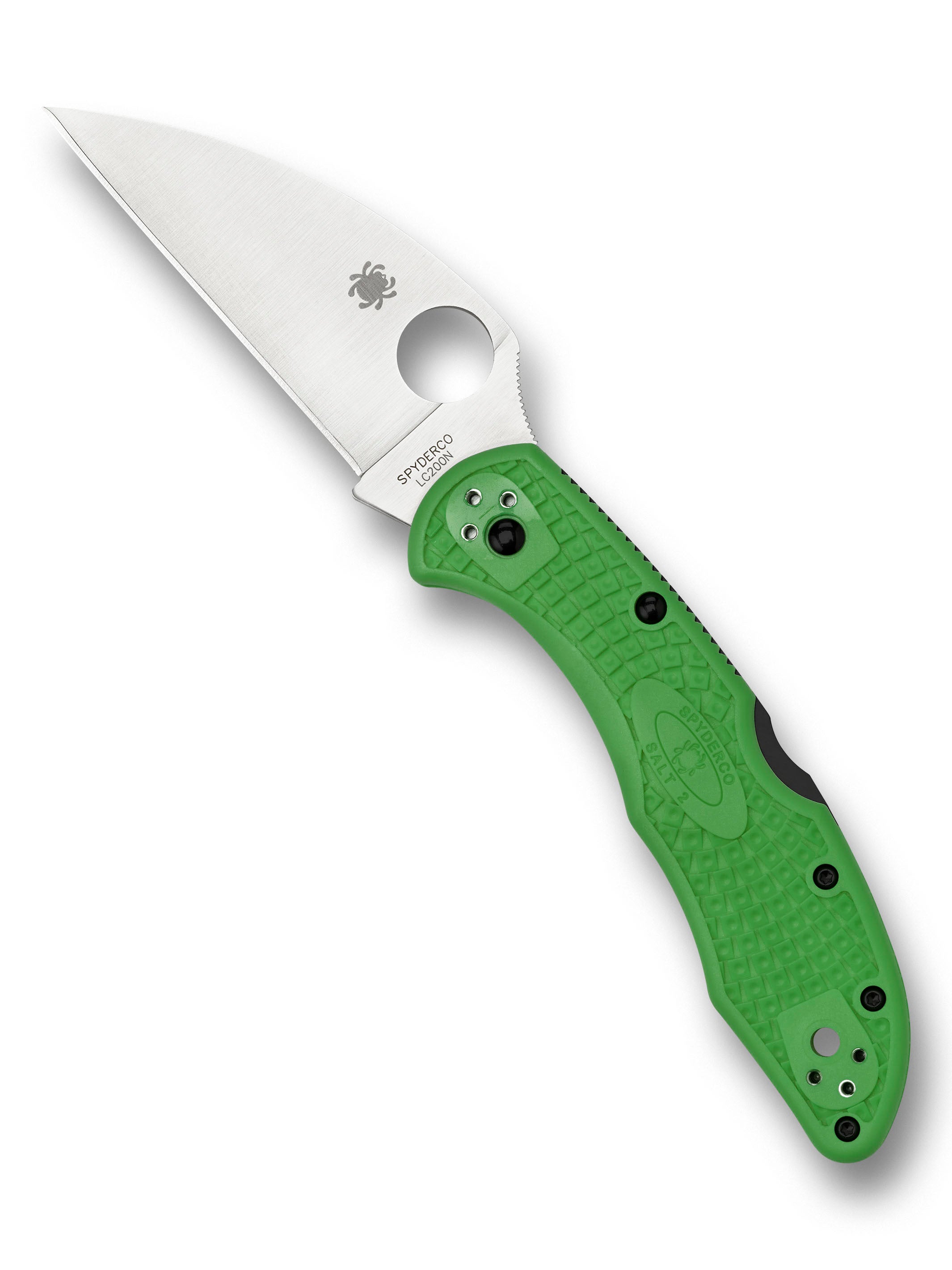 Salt® 2 Wharncliffe Green LC200N – Spyderco