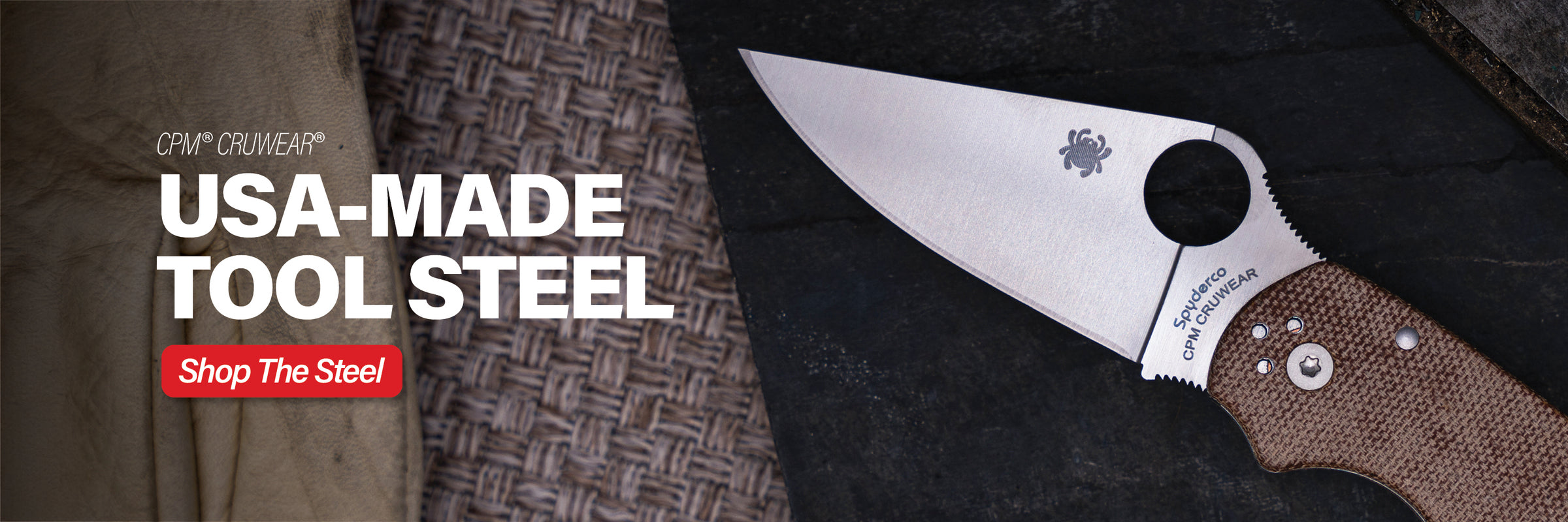 CPM CruWear. USA-made tool steel. Shop the steel.