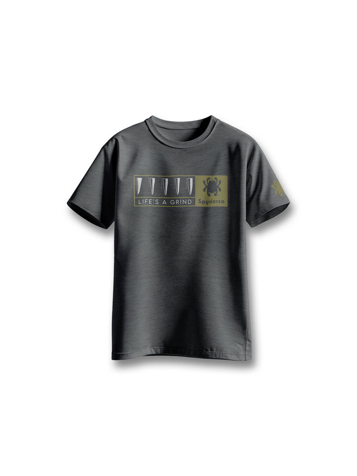 T-Shirt Life's A Grind™ Heather Gray