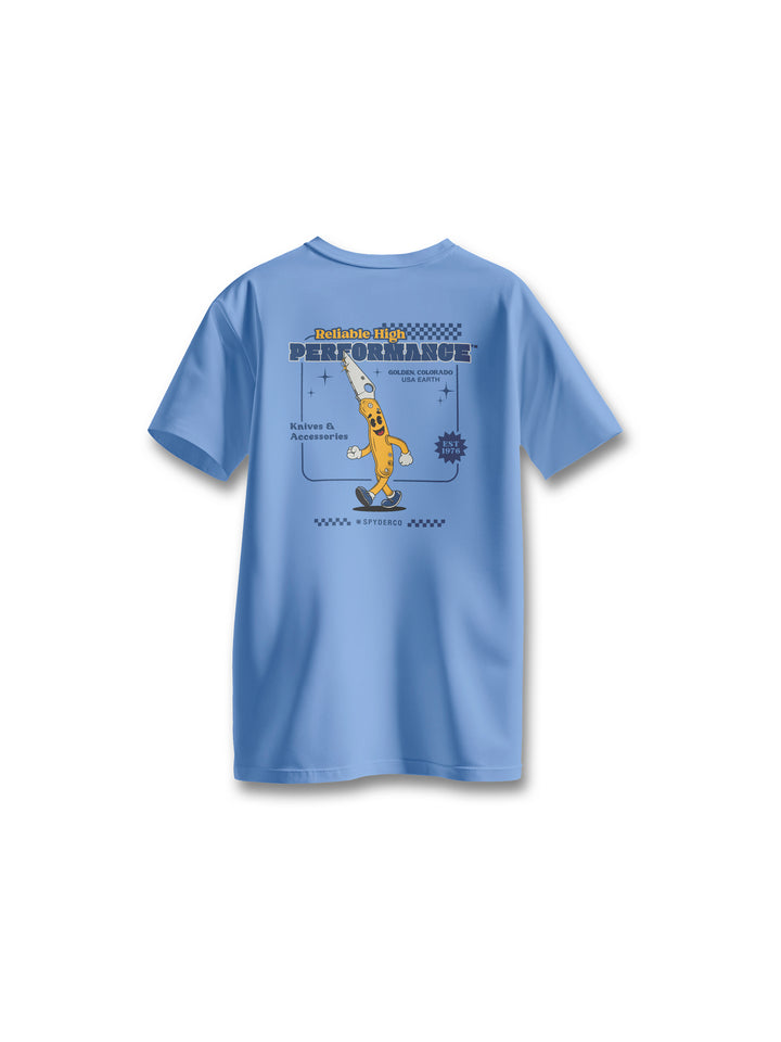 Vintage Knife Character T-Shirt TS11BLBack