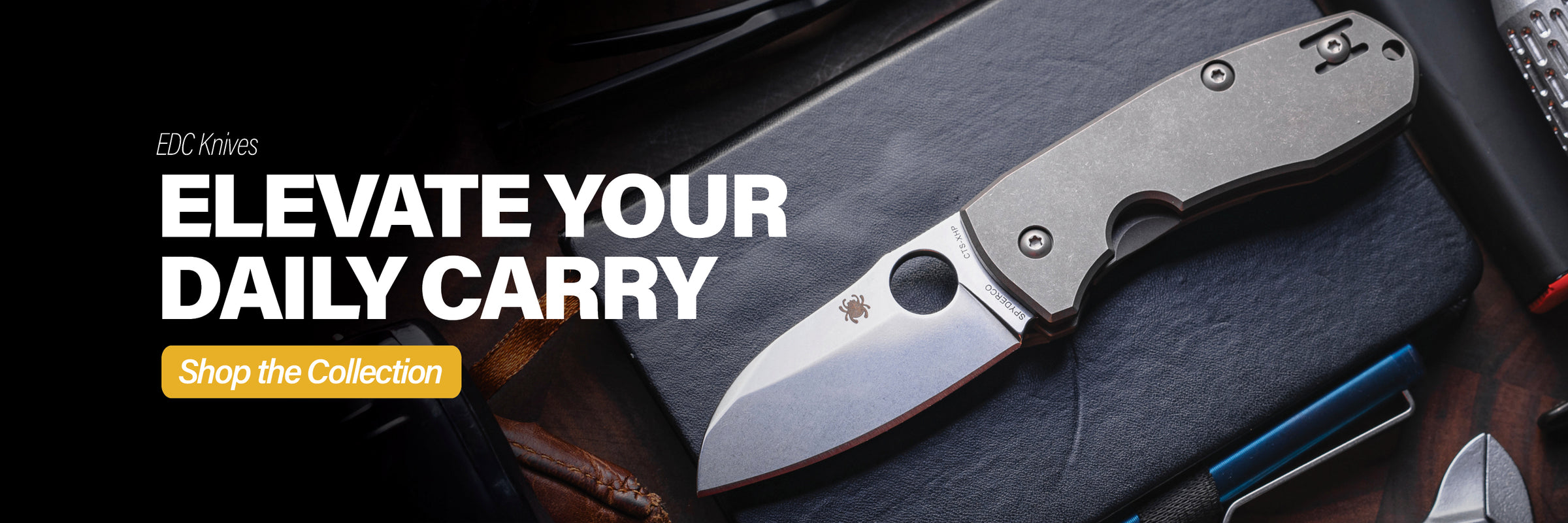EDC Knives. Elevate your daily carry. Shop the collection.